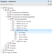 Nachweisdetails im Navigator
