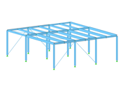 Modell 004151 | Stahlhalle