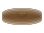 Modell 003976 | FUP006 | Kreisförmiges Bodenmassiv mit Kreisfundament