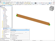 Neue Knicklänge über das Register Daten im Navigator