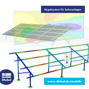 Regalsystem für Solaranlagen