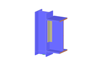 Modell 004182 | AISC-Doppelwinkelverbindung