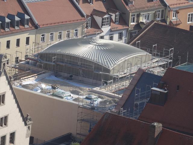 Gemeindezentrum mit Synagoge während der Bauphase | © Baumruck + Oswald