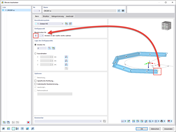 FAQ 005386 | Wie kann ich in RSTAB 9 einen gebogenen Träger eingeben?