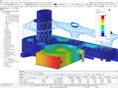 Verformungen in RFEM | © Baumruck + Oswald