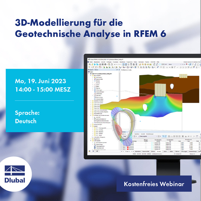 3D-Modellierung für die Geotechnische Analyse in RFEM 6