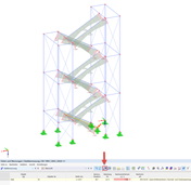 Darstellung der Berechnungsergebnisse für Querschnitte in einer technischen Analyse.