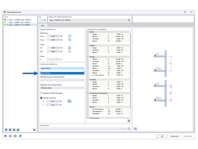 FAQ 005387 | Ich habe ein 3D-Modell und versuche dieses mit dem Gebäudemodell in  Wände  und  Flächen  zu zerlegen und diese isoliert zu berechnen. Mein System wir