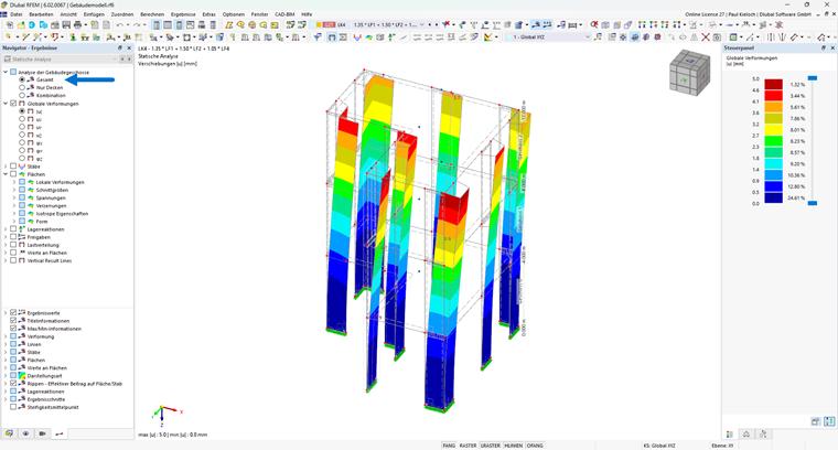 FAQ 005387 | Ich habe ein 3D-Modell und versuche dieses mit dem Gebäudemodell in  Wände  und  Flächen  zu zerlegen und diese isoliert zu berechnen. Mein System wir