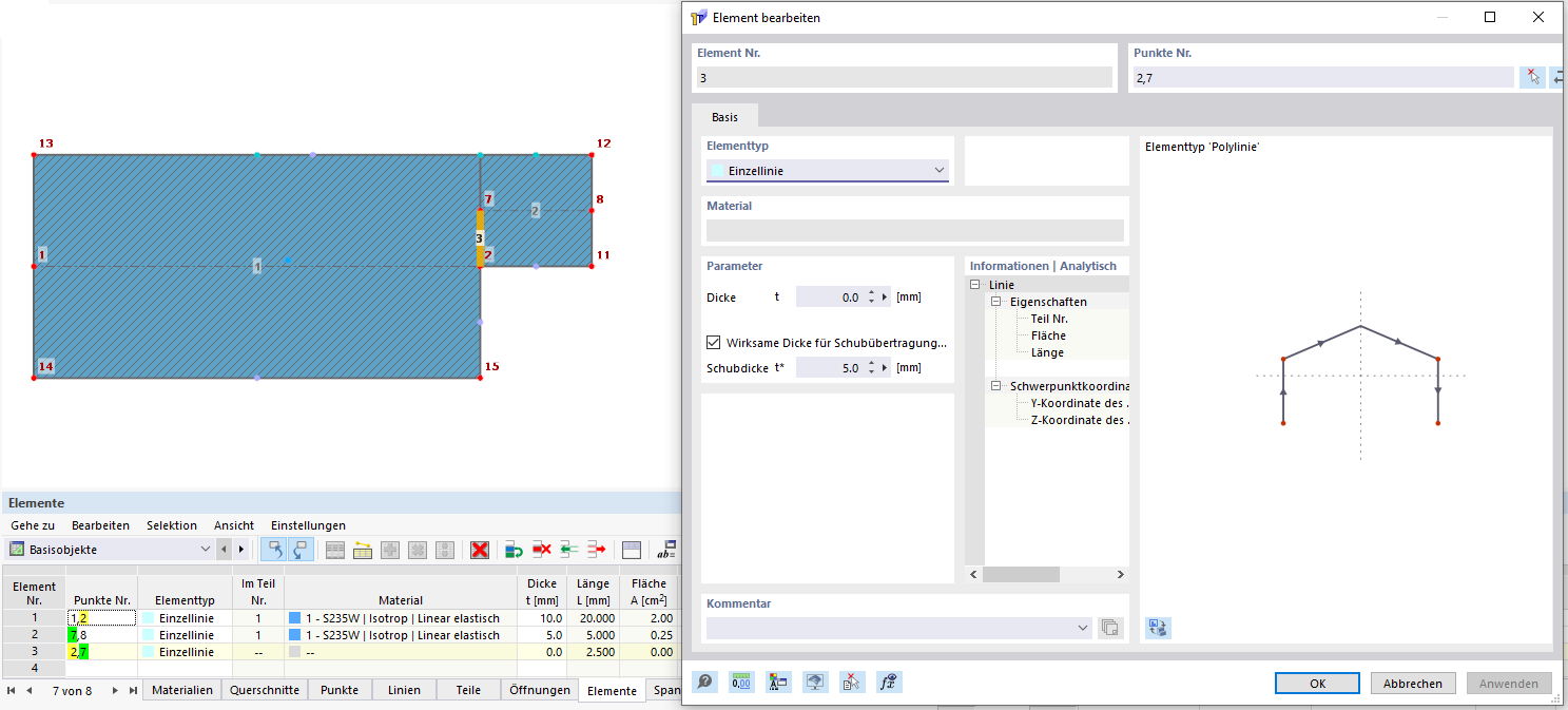 FAQ 005391 | Wann sind in RSECTION 1 Elemente miteinander verbunden und wie können diese miteinander ?