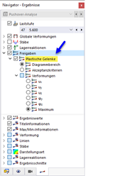 Plastische Gelenke in Navigator-Kategorie 'Freigaben' aktivieren