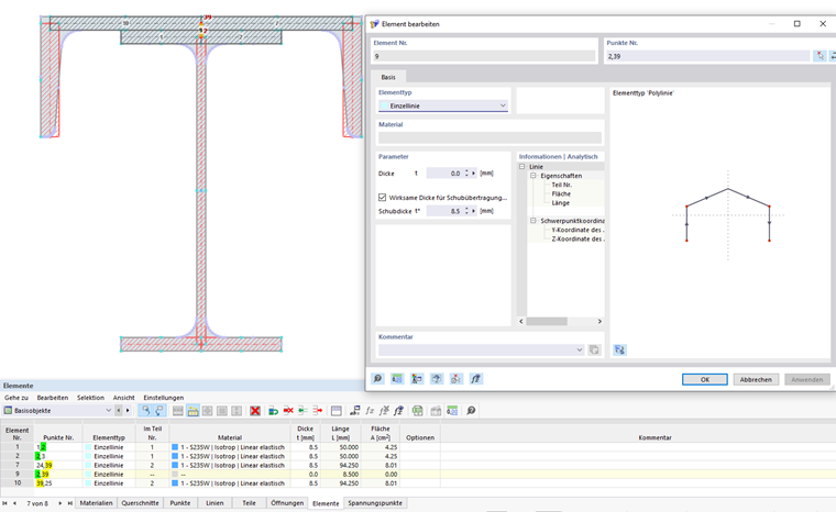 FAQ 005391 | Wann sind in RSECTION 1 Elemente miteinander verbunden und wie können diese miteinander verbunden werden?