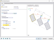 Bogenbrücke aus Beton über einem breiten Fluss mit strukturellen Details und Tragwerksanalyse.