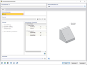 Schematrische Darstellung eines Volumenkörpers mit einem Loch als grundlegendes Beispiel für eine geometrische Modellierung.