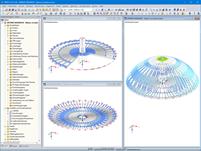 Gelenke von Dachstäben und Fußböden der Struktur (© ARTEMIS INGENIEUR)