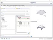 Anzeige des Flächeninhalts einer selektierten Fläche innerhalb einer Software-Anwendung. Die Fläche ist farblich hervorgehoben, und der numerische Wert des Flächeninhalts wird angezeigt.