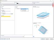 Dialog zur Erstellung einer neuen Flächenlast für ein Bauprojekt, detaillierte Eingabefelder.