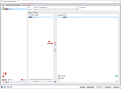 Visualisierung der Einrichtung einer Lastkombination für Bauprojekte in einer Softwareumgebung.