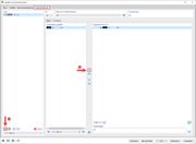 Visualisierung der Einrichtung einer Lastkombination für Bauprojekte in einer Softwareumgebung.