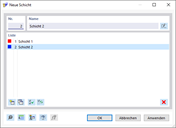 Dialog 'Neue Schicht'