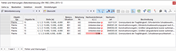 Tabelle 'Fehler und Warnungen' für Betonbemessung