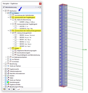 Nachweise mit Ausnutzungen an Stäben darstellen