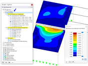Nachweise mit Ausnutzungen an Flächen darstellen