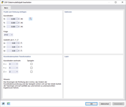 Einstellungen für DXF / AutoCAD Export
