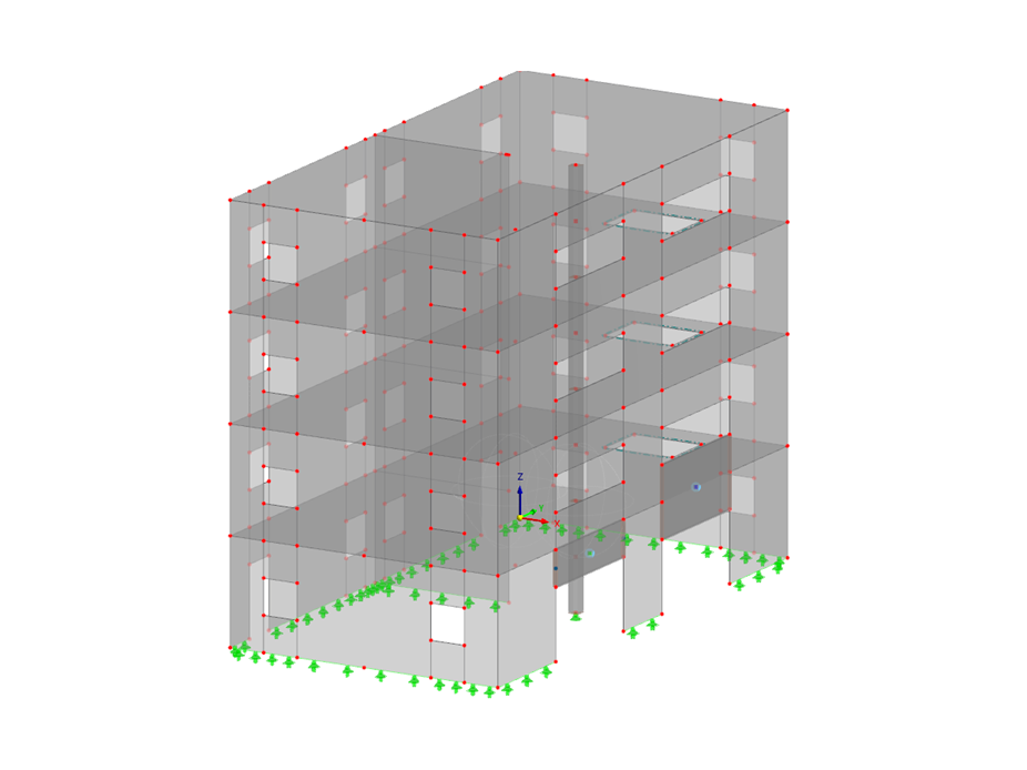 Modell 004386 | Mehrgeschossgebäude aus Stahlbeton | CSA A23.3:19