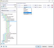 Filterkriterien für Ergebniswerte definieren