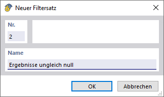 Dialog 'Neuer Filtersatz'