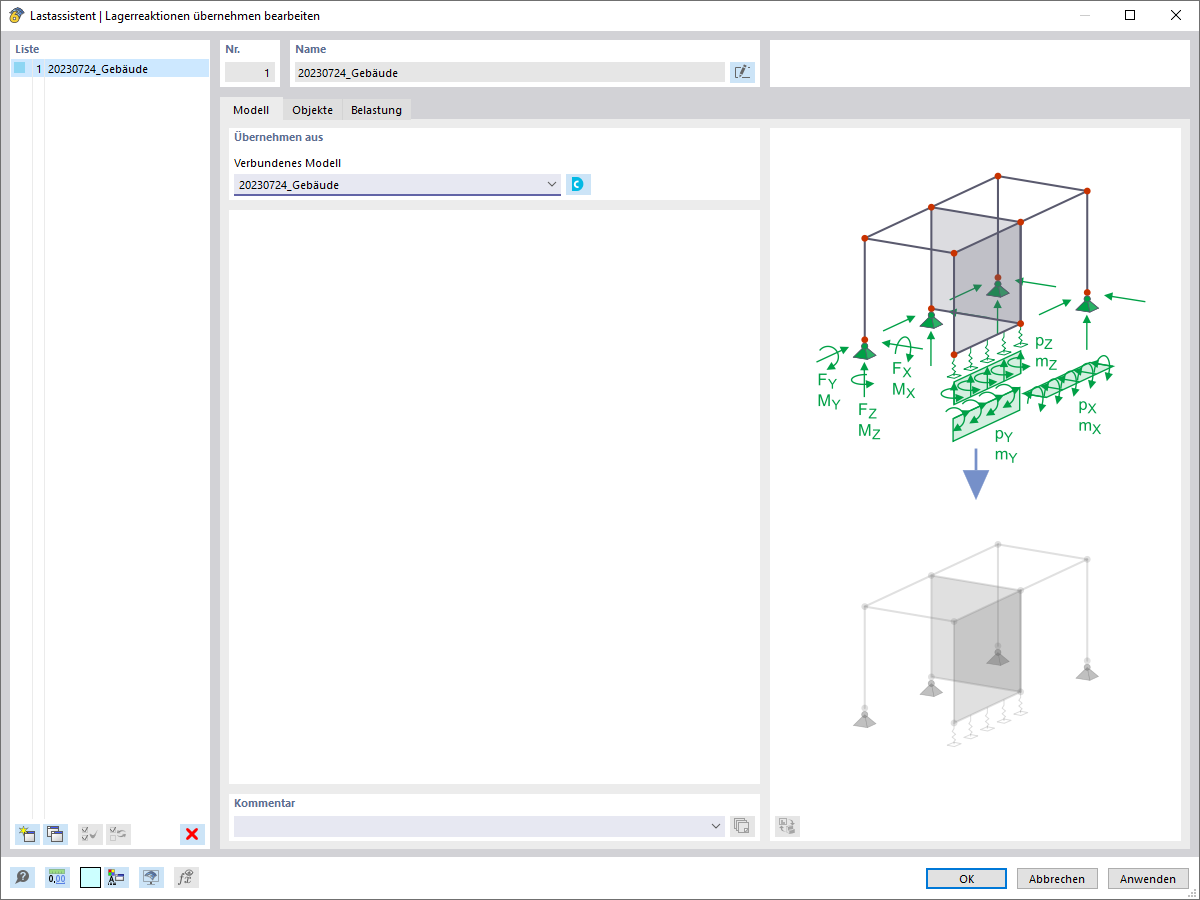 FAQ 005401 | Wie nutze ich den Lastassistenten "Lagerreaktion übernehmen"?