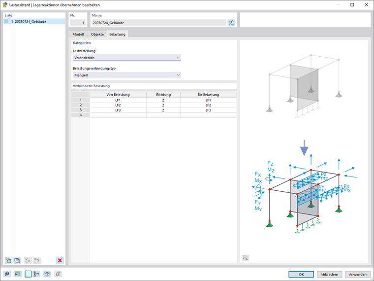 FAQ 005401 | Wie nutze ich den Lastassistenten "Lagerreaktion übernehmen"?