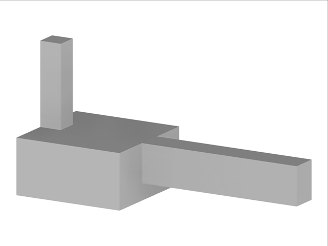 Modell 004391 | Aussteifendes Fundament in Trennwand