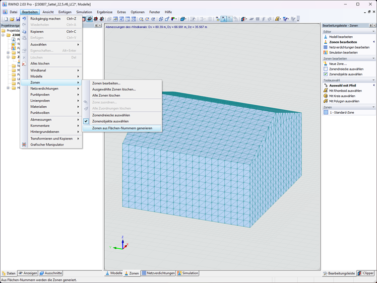 FAQ 005406 | Kann ich Zonen in RWIND 2 automatisch generieren lassen?