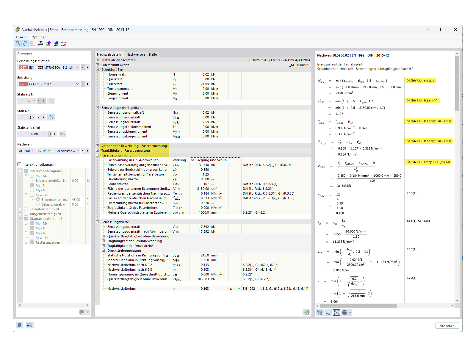 FAQ 005388 | Wie kann ich in RFEM 6 die Bemessung mit Stahlfaserbeton im Add-On  Betonbemessung  aktivieren?