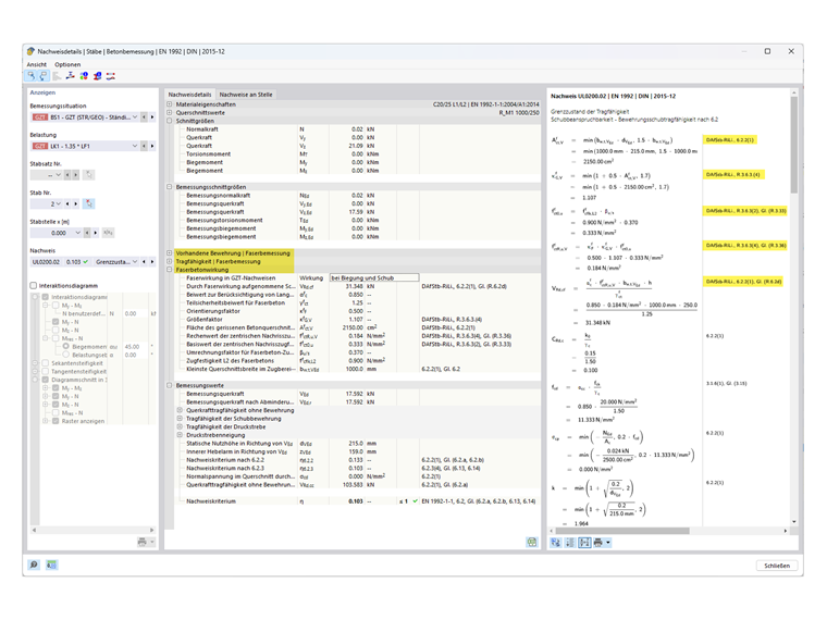 FAQ 005388 | Wie kann ich in RFEM 6 die Bemessung mit Stahlfaserbeton im Add-On  Betonbemessung  aktivieren?