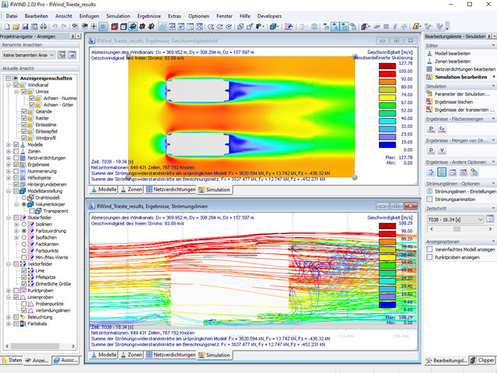 Wohngebäude in Triest, Italien