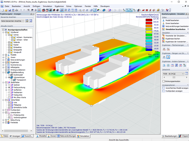 Wohngebäude in Triest, Italien