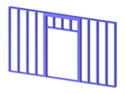 Modell 004470 | Lasttragende Stahlrahmenplatte