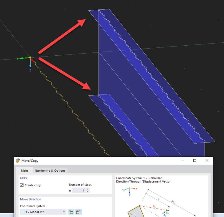 FAQ 005417 | Wie kann ich in RFEM 6 einen Wellstegträger modellieren?
