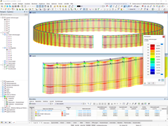 RFEM-Modell der Fassade des NIO User Experience Center, Hefei, China