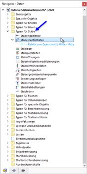 Stabexzentrizitäten in der Kategorie "Typen für Stäbe"
