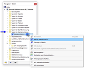 Erstellen eines neuen Stahlanschlusses