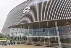 Fassade des NIO User Experience Center, Hefei, China