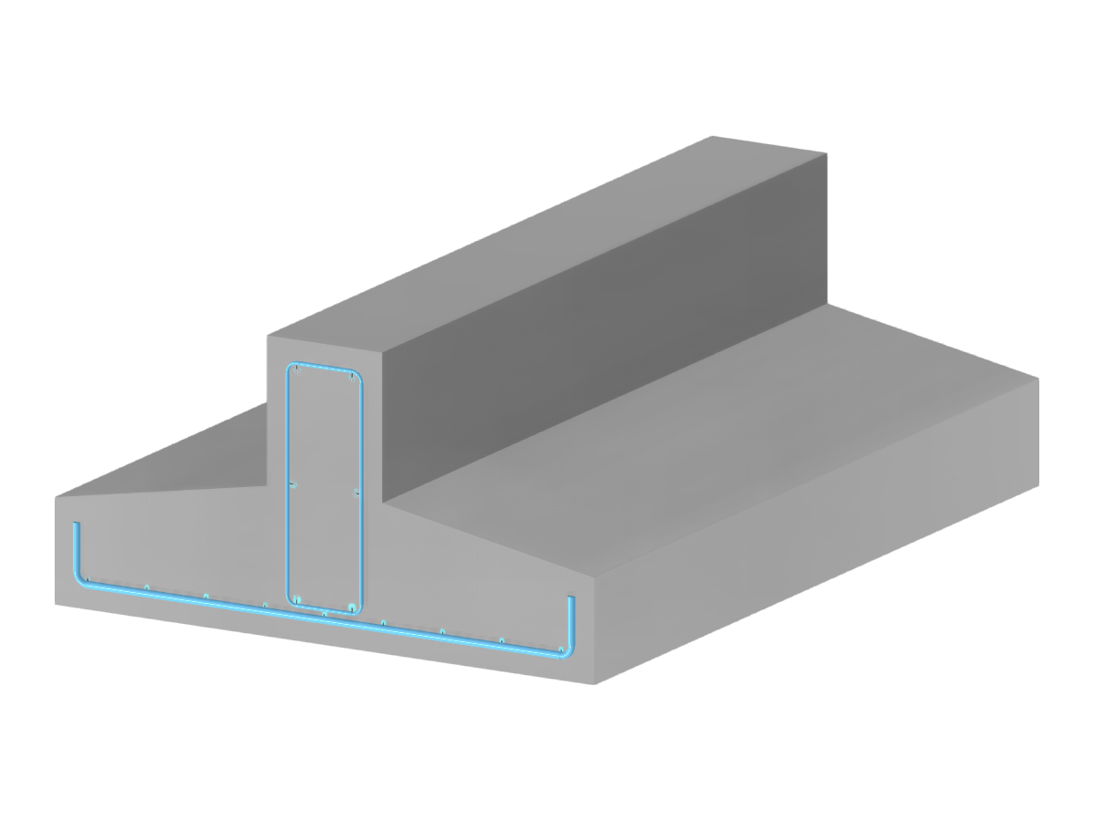 Modell 004501 | Band eines Betonfundaments