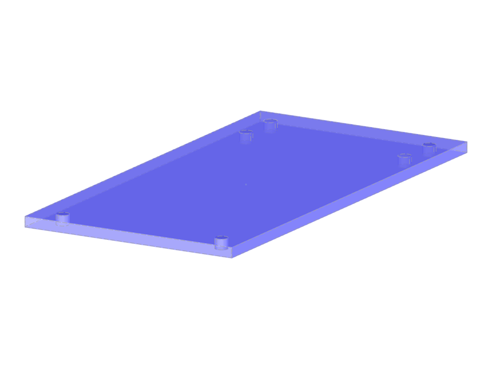 Modell 004515 | Isolierplatte mit 6 Schraubenlöchern