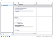 Dialog 'Neue Zeitverlaufsanalyse-Einstellungen'