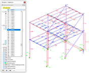 Zeitschritt auswählen und Stabschnittgrößen darstellen