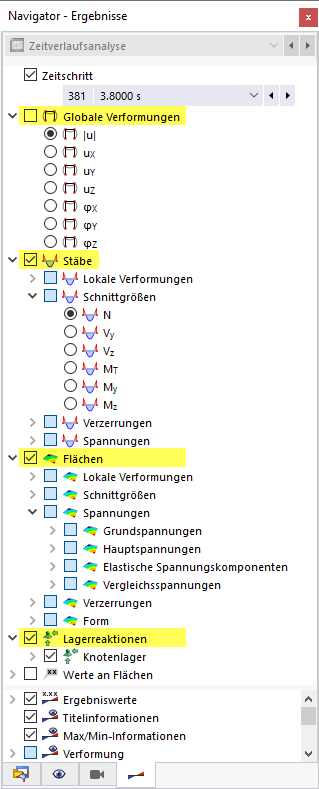 Navigator - Ergebnisse für Zeitverlaufsverfahren